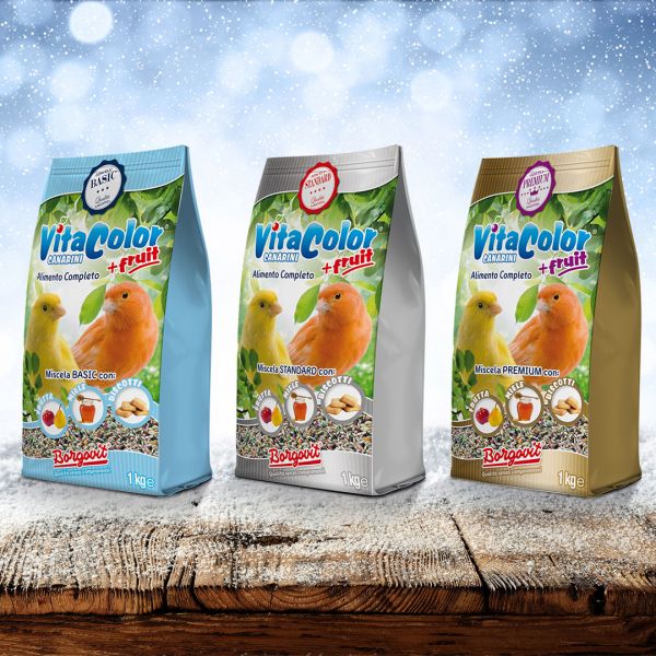 Packaging sacchi mangime canarini Vita Color