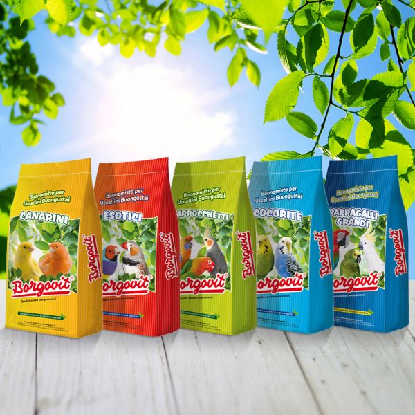 Packaging sacchi mangime animali Borgovit