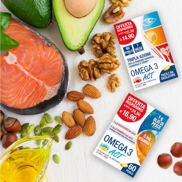 Packaging integratori Omega 3 Act