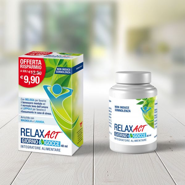 Packaging integratore Relax Act