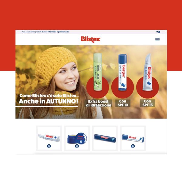Sito web Blistex