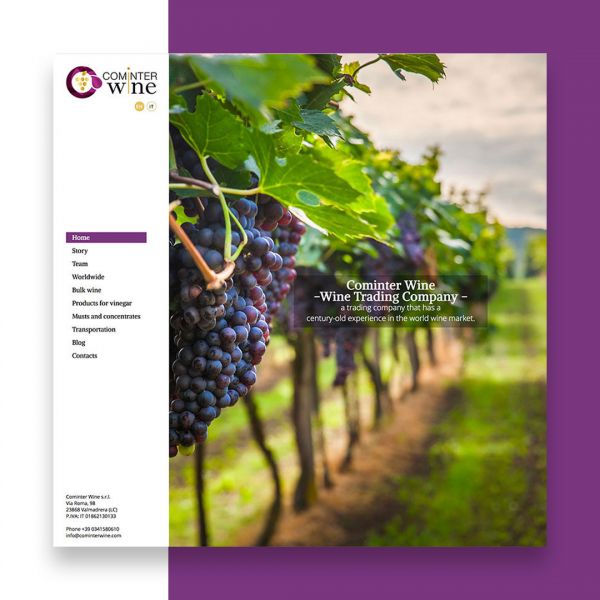 Sito web Cominter Wine