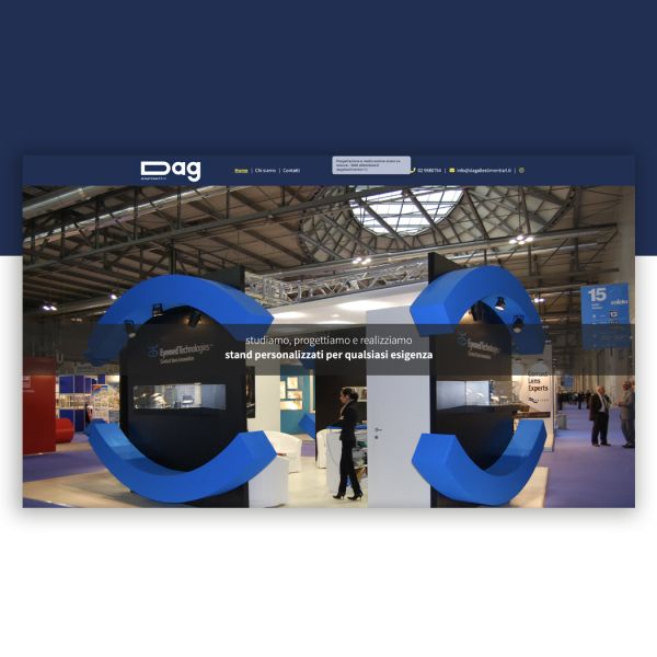 Sito web Dag Allestimenti