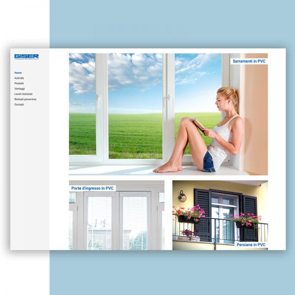 Sito web Giser Serramenti