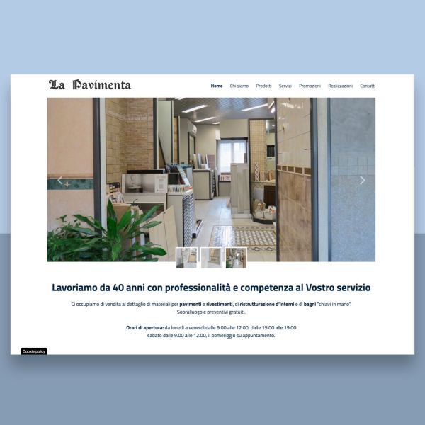 Sito web La Pavimenta