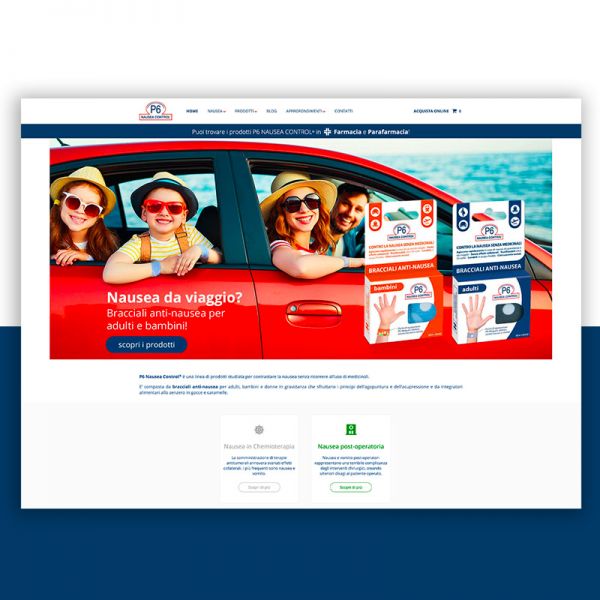 Sito web P6 Nausea Control