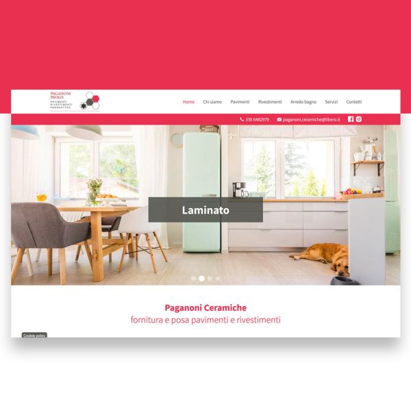 Sito web Paganoni Ceramiche