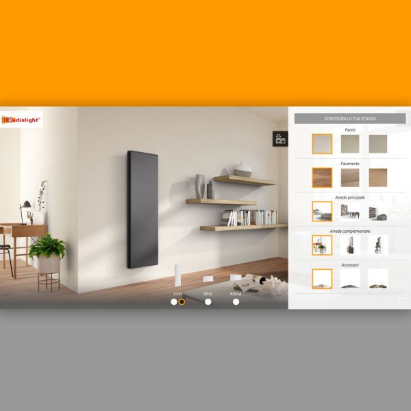 Configuratore showroom virtuale Radialight
